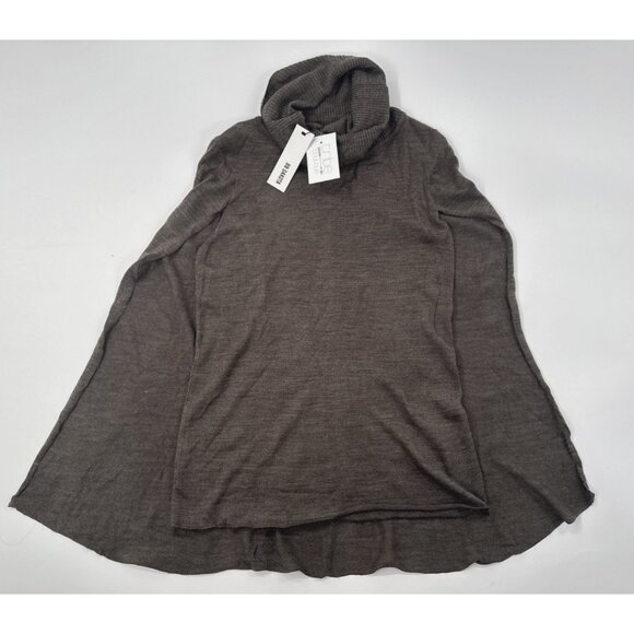 BB Dakota Sweaters - BB Dakota Womens Sweater Capelet Turtleneck Small Brown Boho Lightweight NEW